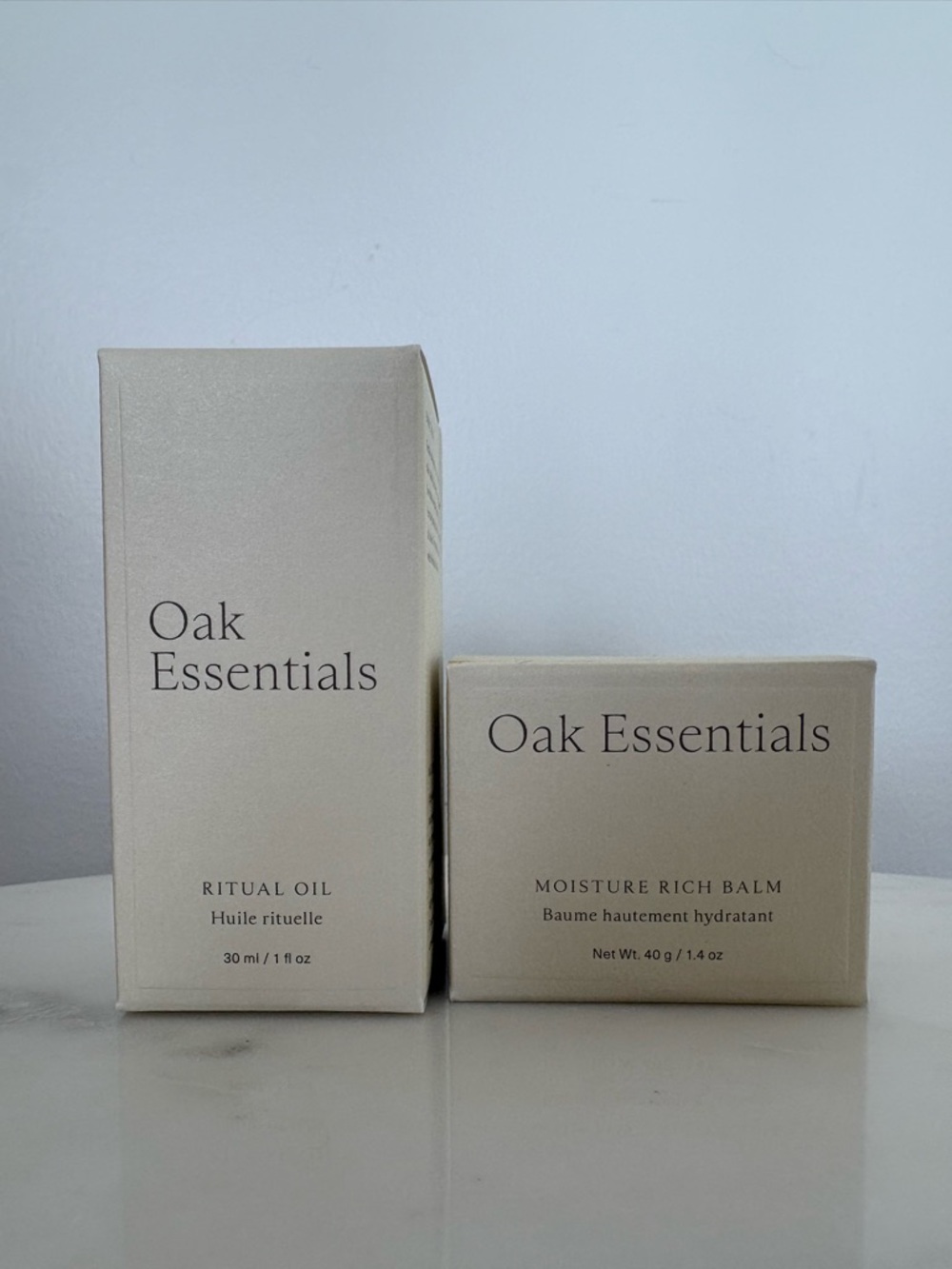 Oak Essentials Ritual Oil & Moisture Rich Balm - Neutral Beige